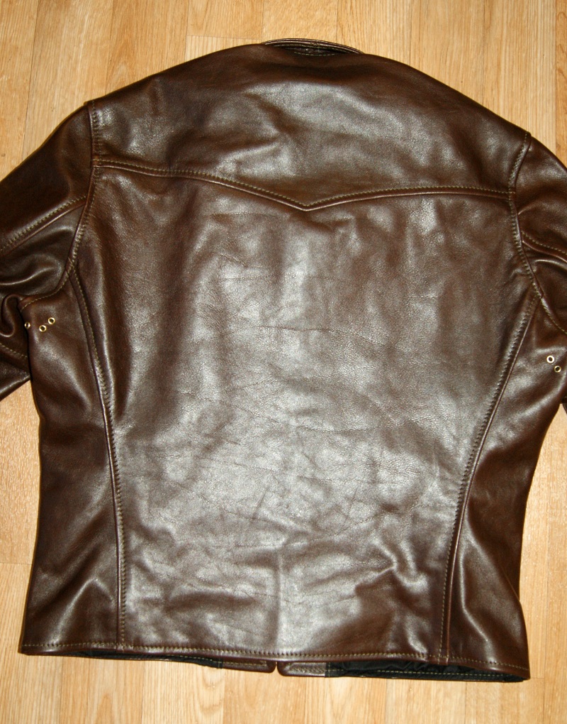 Aero Sheene Seal Vicenza Horsehide size 40 back.jpg