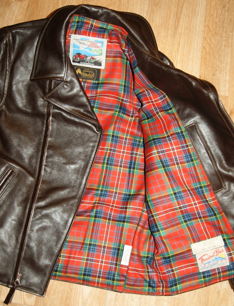 Aero STF Premier Bootlegger Dark Seal Vicenza Horsehide UW9 MacPherson Clan Ancient tartan.jpg