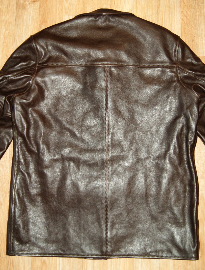 Aero Stockman Dark Seal Vicenza Horsehide size 42 back.jpg