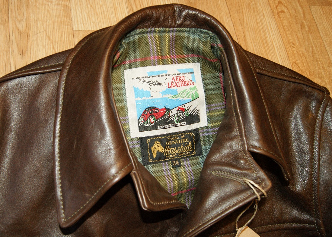 Aero Stockman Seal Vicenza Horsehide size 34 tag.jpg