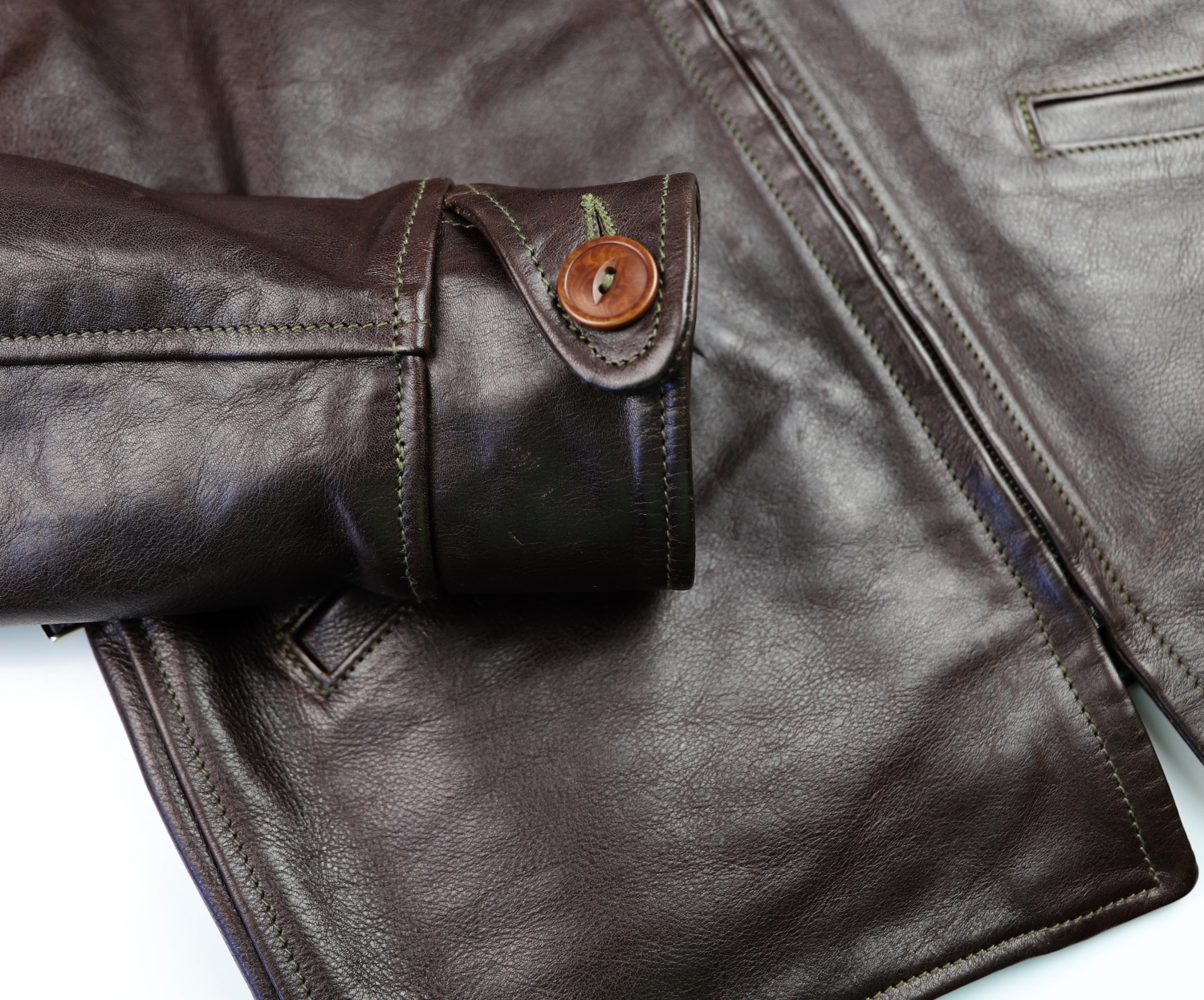 Aero Sunburst Dark Seal Vicenza Horsehide MR5 button cuff.jpg