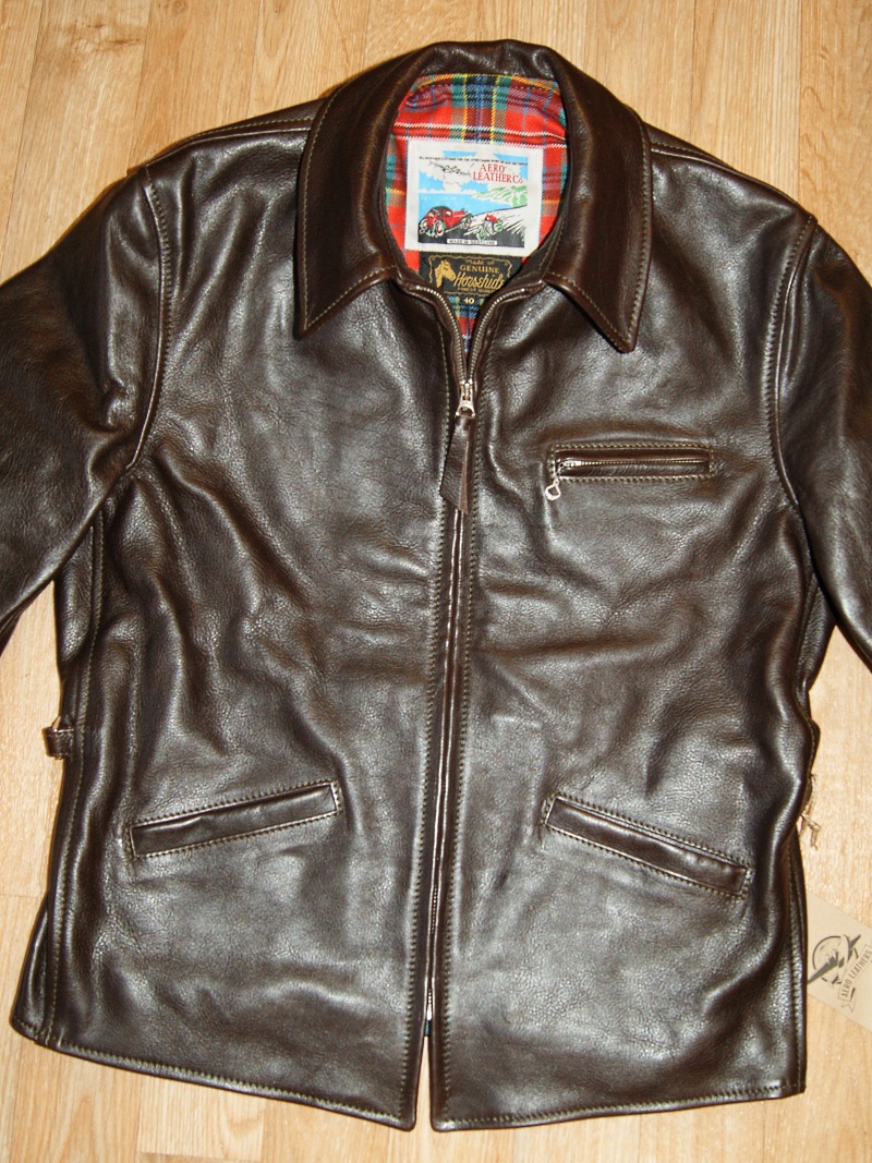 Aero Sunburst Dark Seal Vicenza Horsehide size 40 LU8 front.jpg