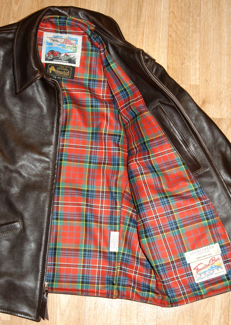 Aero Sunburst Dark Seal Vicenza Horsehide size 40 LU8 MacPherson Clan Ancient tartan.jpg