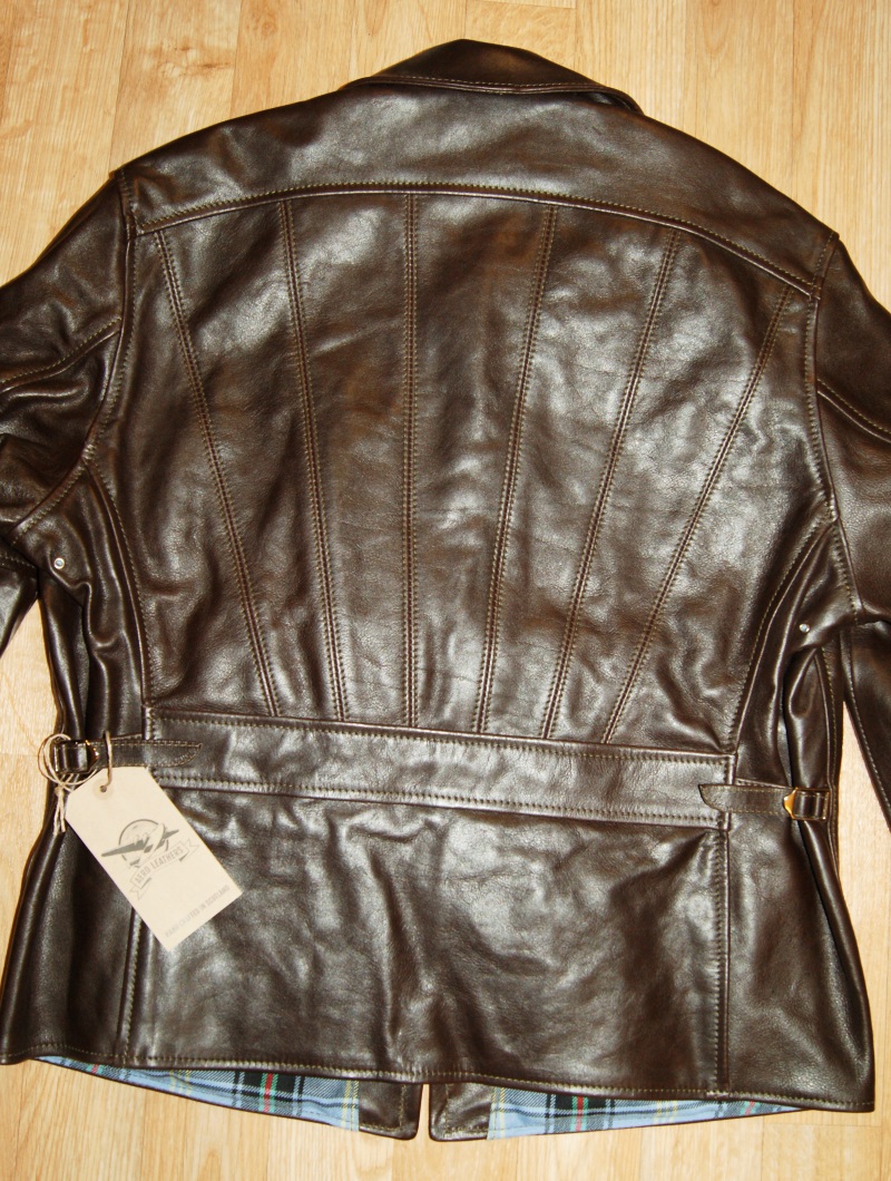 Aero Sunburst Dark Seal Vicenza Horsehide size 46 back.jpg