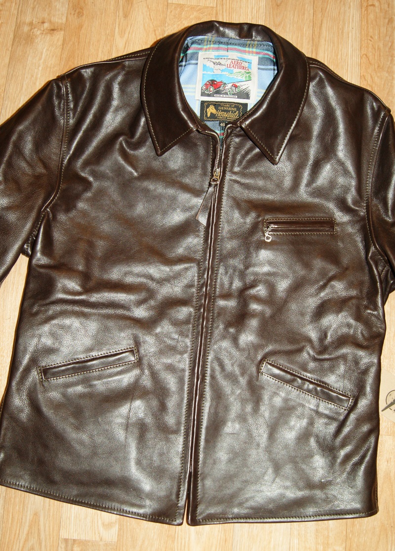 Aero Sunburst Dark Seal Vicenza Horsehide size 46 front.jpg