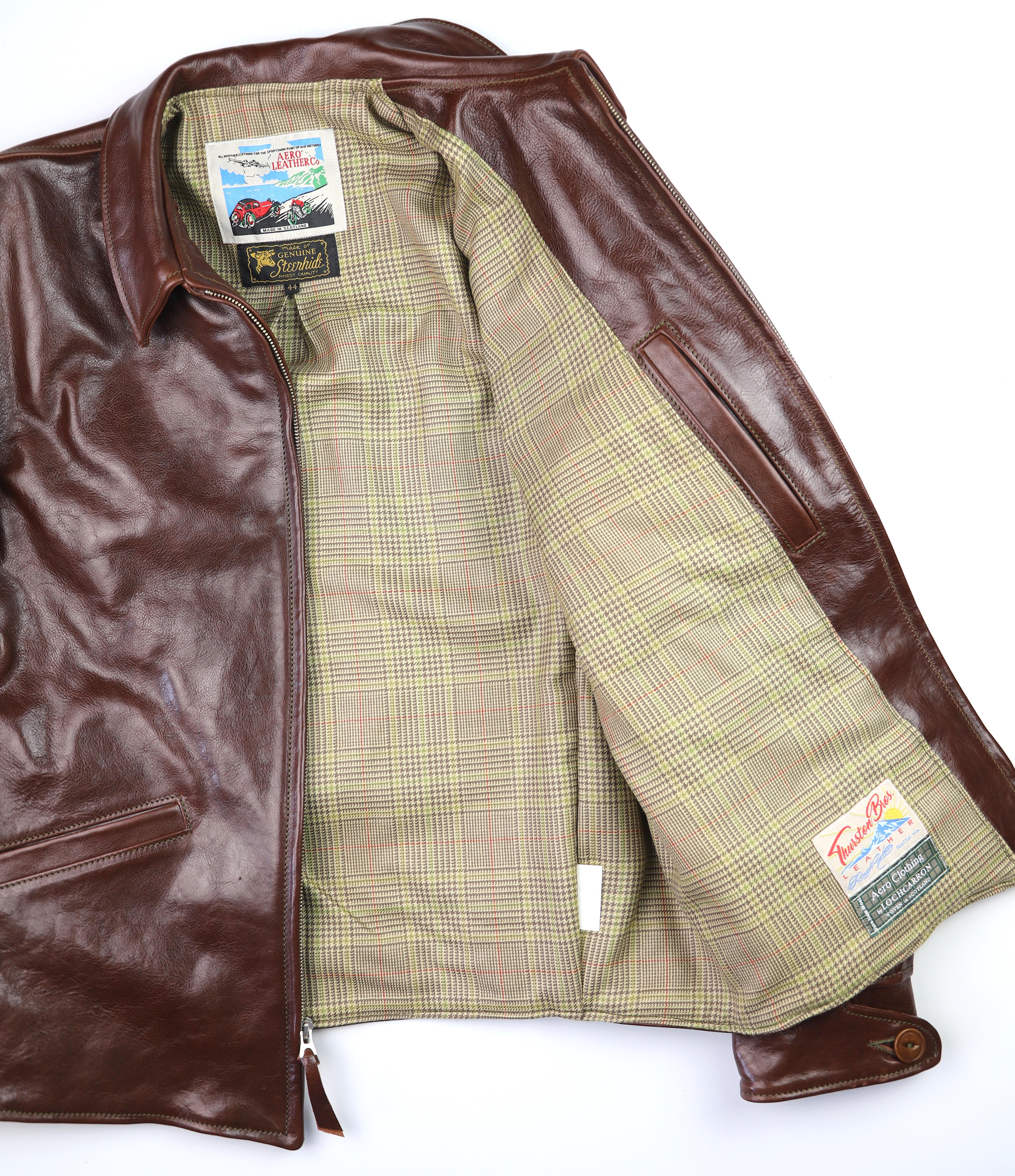 Aero Sunburst Tobacco Badalassi EYB Crail Check Tweed lining.jpg