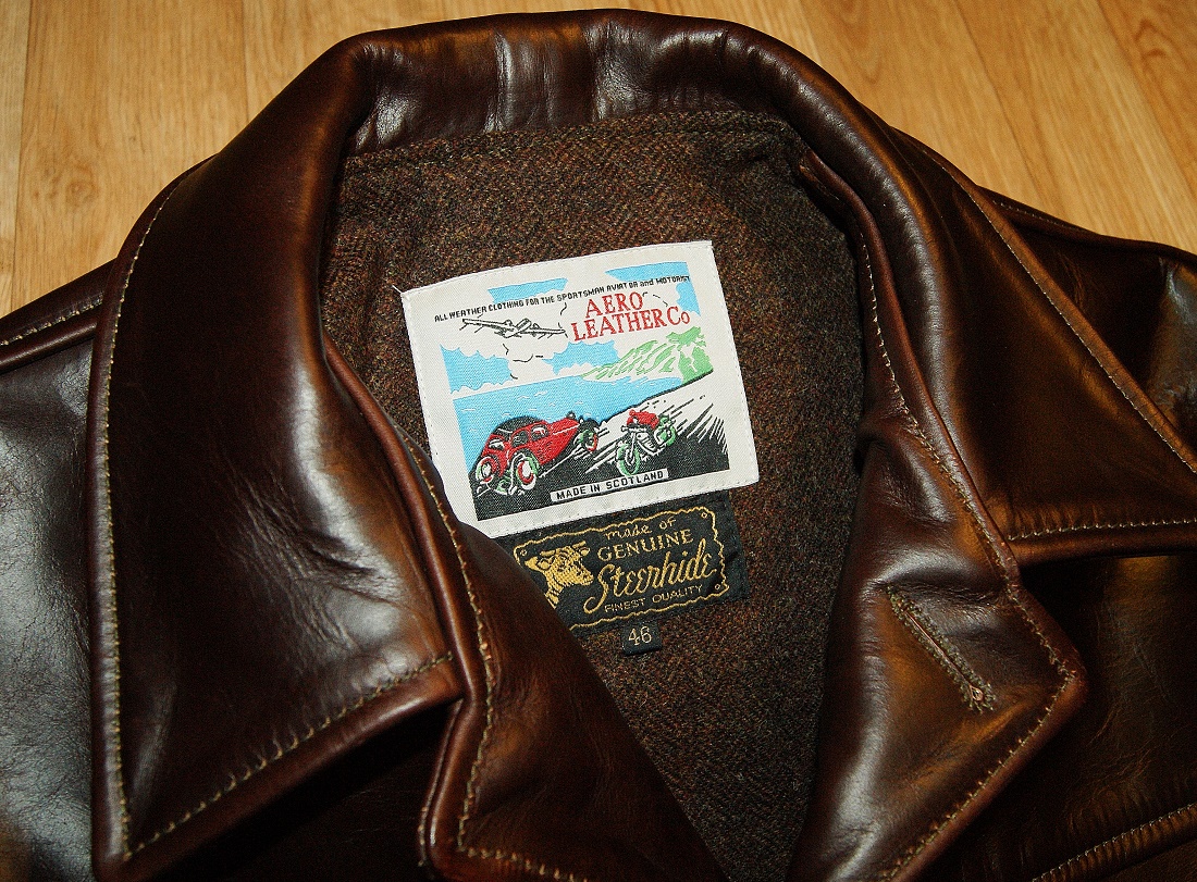 Aero Teamster Brown CXL Steerhide 46 tag.jpg