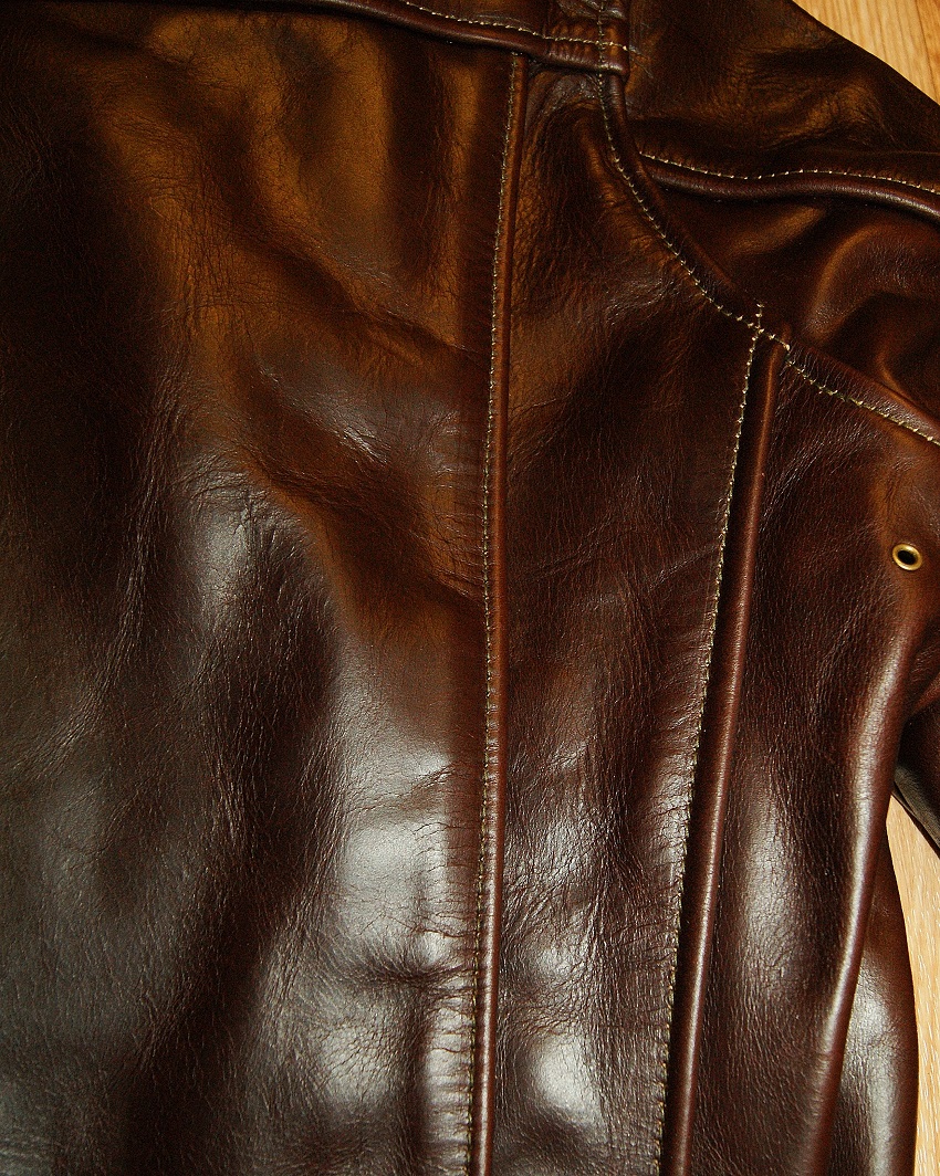 Aero Teamster Brown CXL Steerhide action gusset.jpg