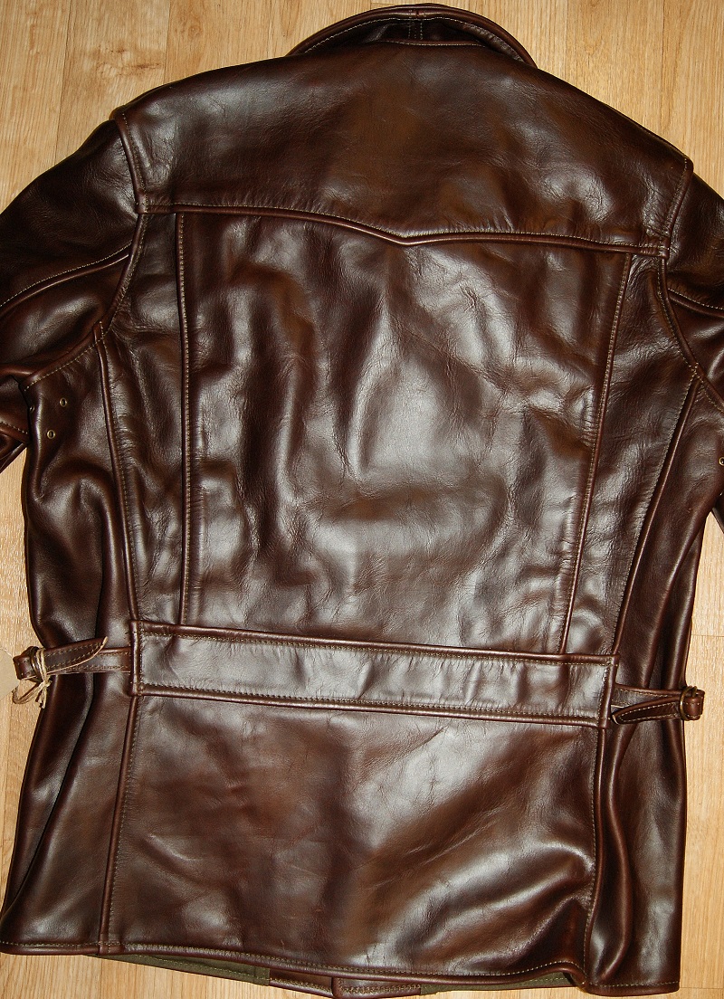 Aero Teamster Brown CXL Steerhide back.jpg