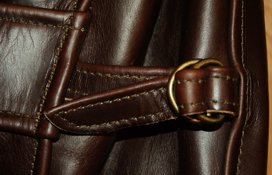 Aero Teamster Brown CXL Steerhide side cinches.jpg