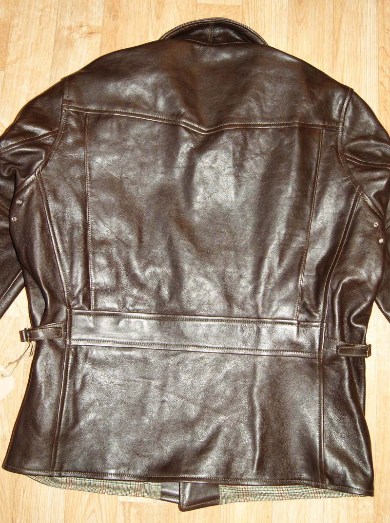 Aero Teamster Dark Seal Vicenza Horsehide K6F back.jpg