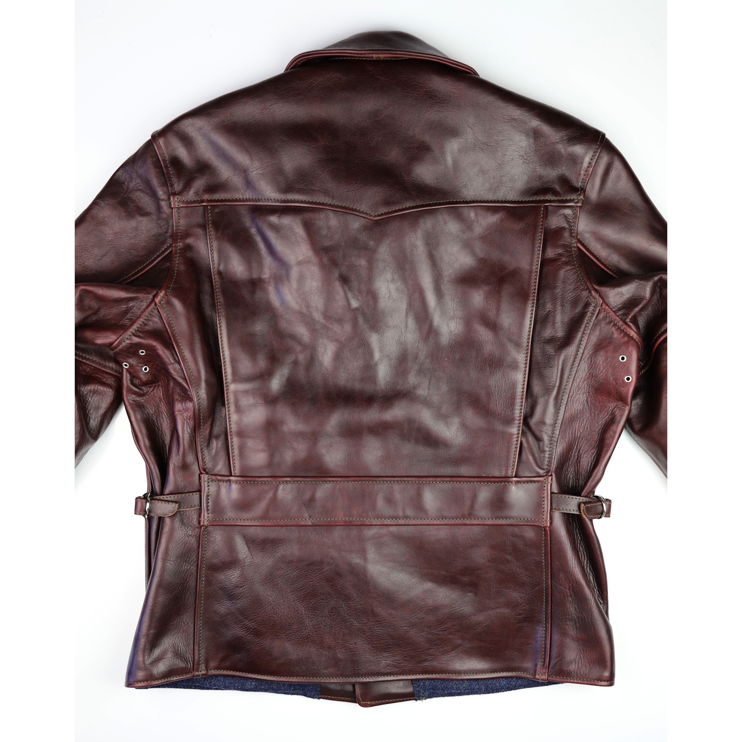 Aero Teamster Tumbled Cordovan CXL FQHH DU2 back.jpg