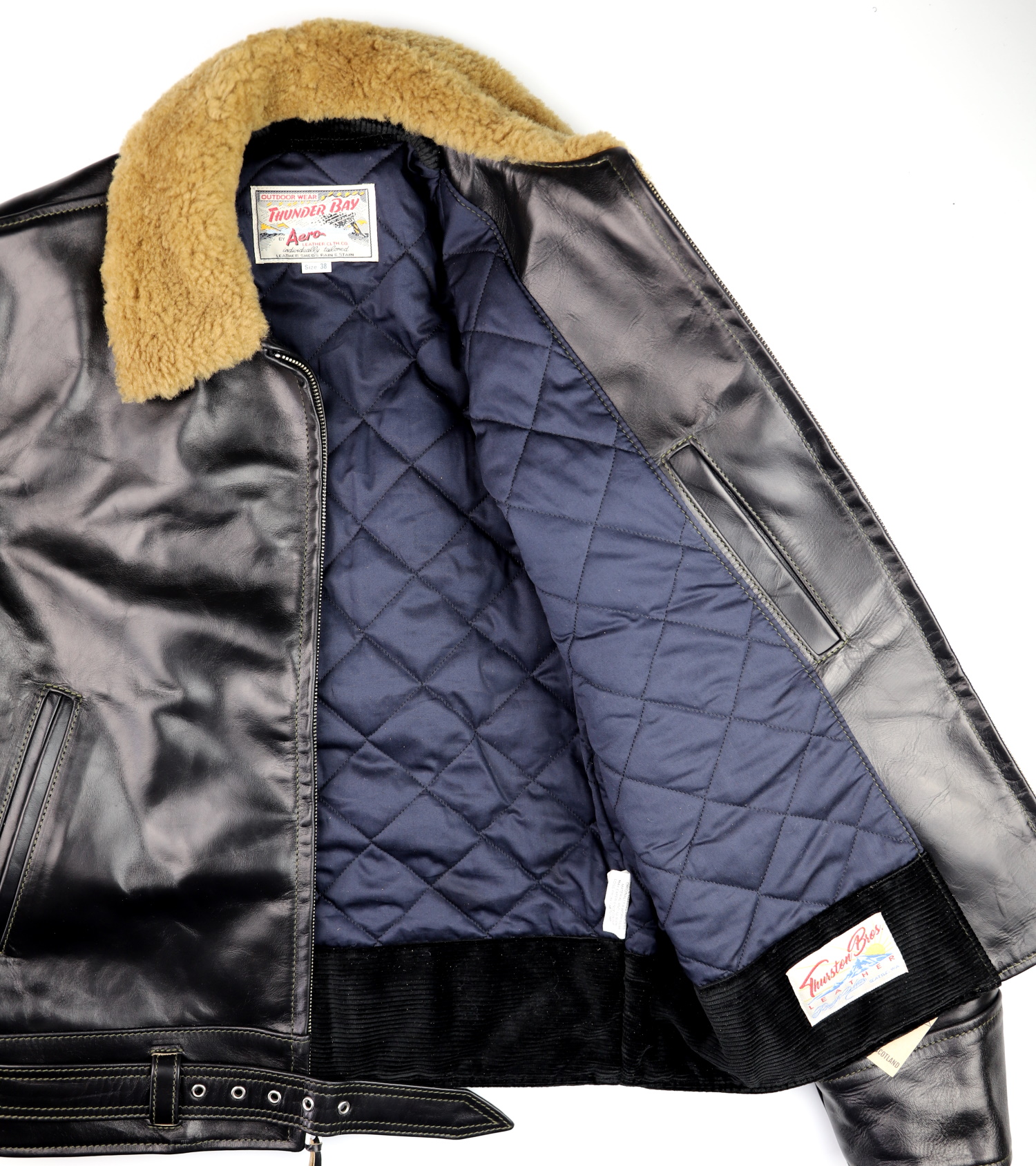 Aero Thunderbay Black CXL FQHH Irvine navy quilted lining.jpg