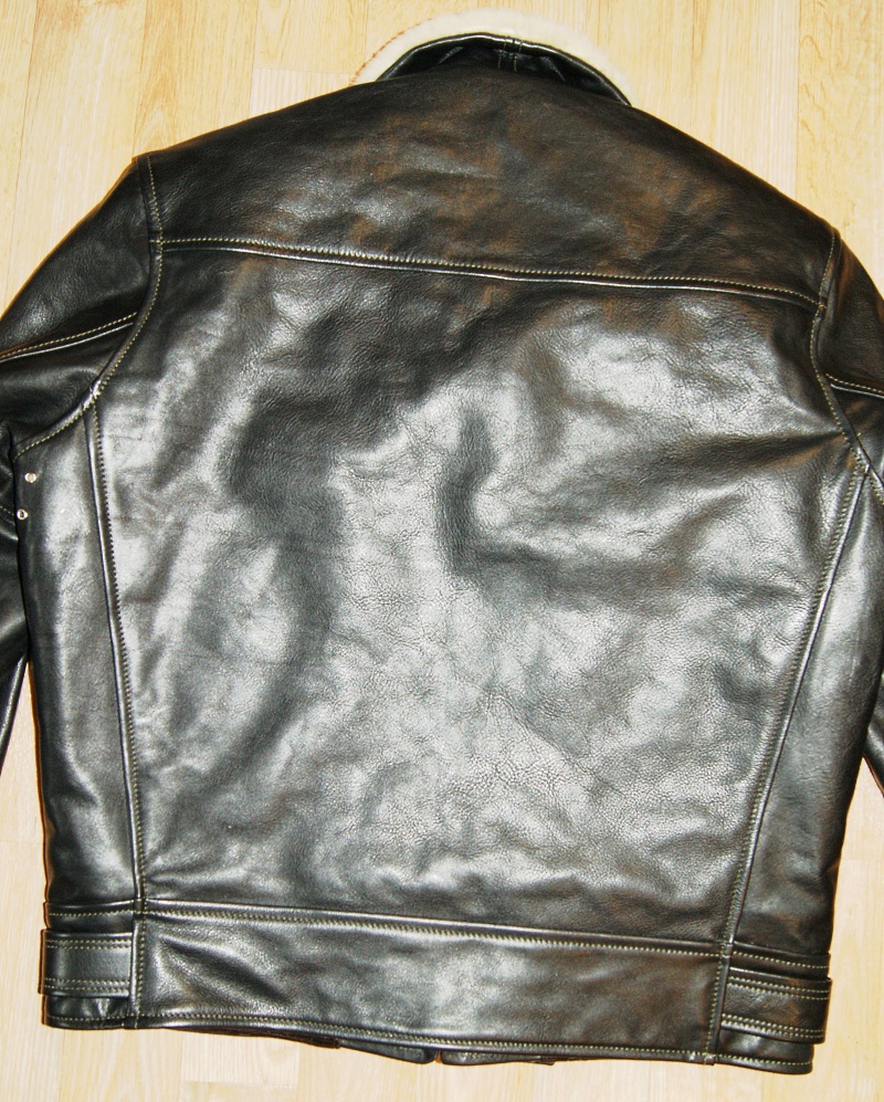 Aero Thunderbay Black Vicenza Horsehide Natural Shearling back.jpg