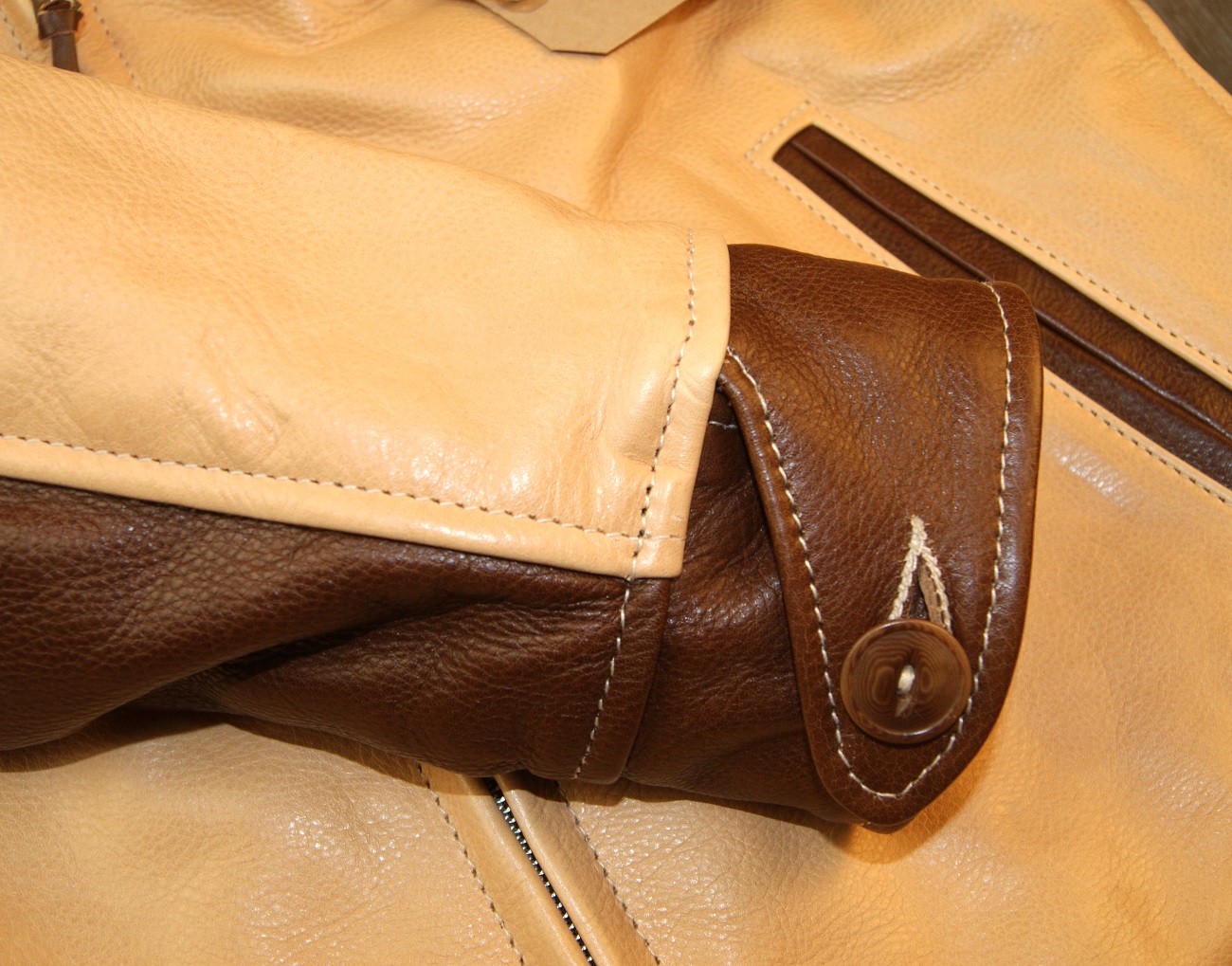 Aero Two-Tone Hooch Hauler Russet Natural Vicenza cuff.jpg