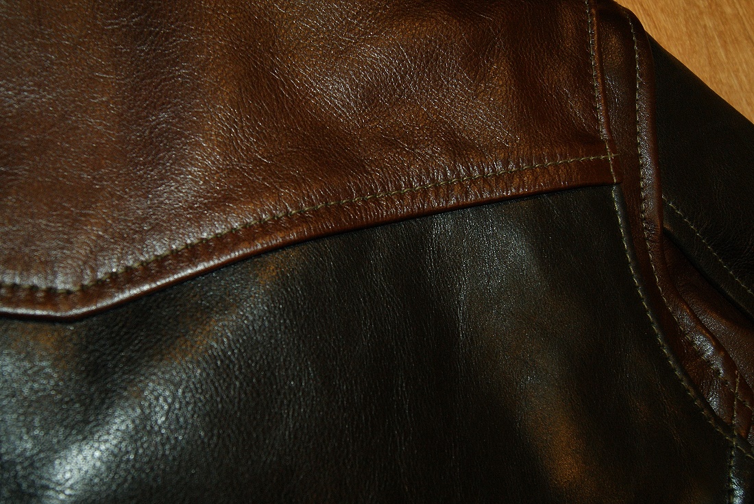 Aero Two-Tone Ridley Vicenza Horsehide shoulder gusset.jpg