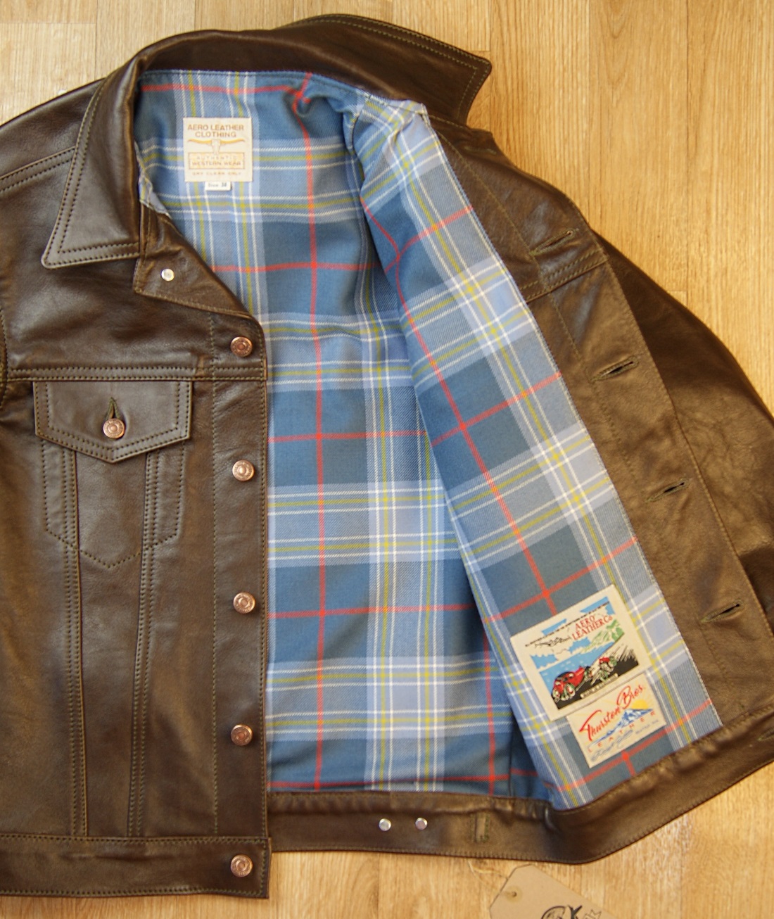 Aero Type 3 557XX Seal Vicenza Horsehide TQC Musselburgh tartan lining.jpg