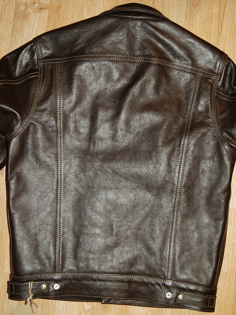 Aero Type 3 Jean Jacket Dark Seal Vicenza Horsehide 38 back.jpg