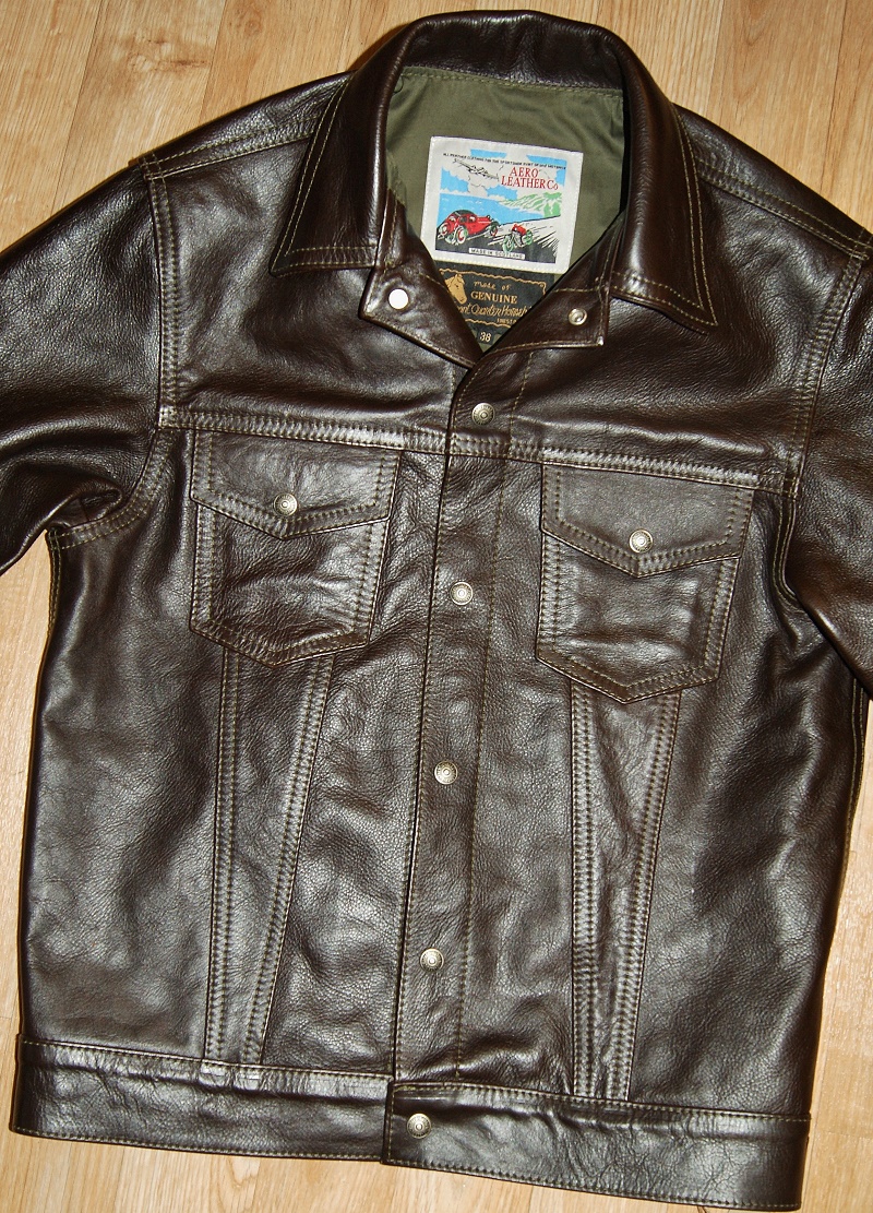 Aero Type 3 Jean Jacket Dark Seal Vicenza Horsehide 38 front.jpg