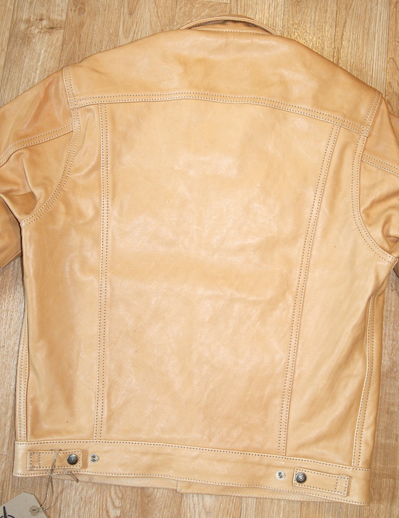 Aero Type 3 Natural Vicenza Horsehide HA7 back.jpg