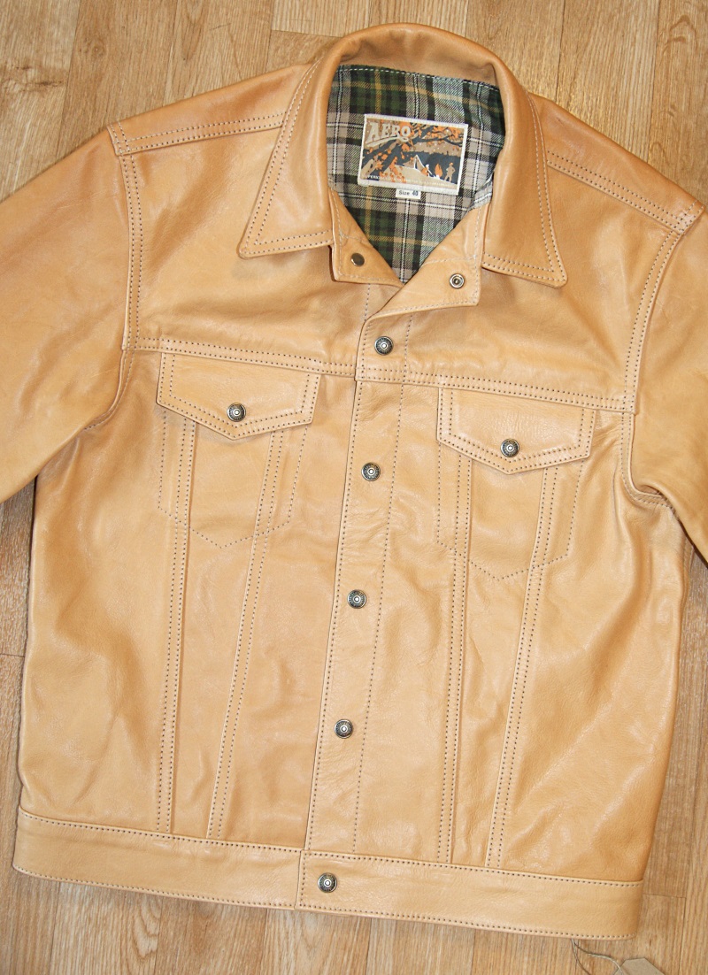 Aero Type 3 Natural Vicenza Horsehide HA7 front.jpg