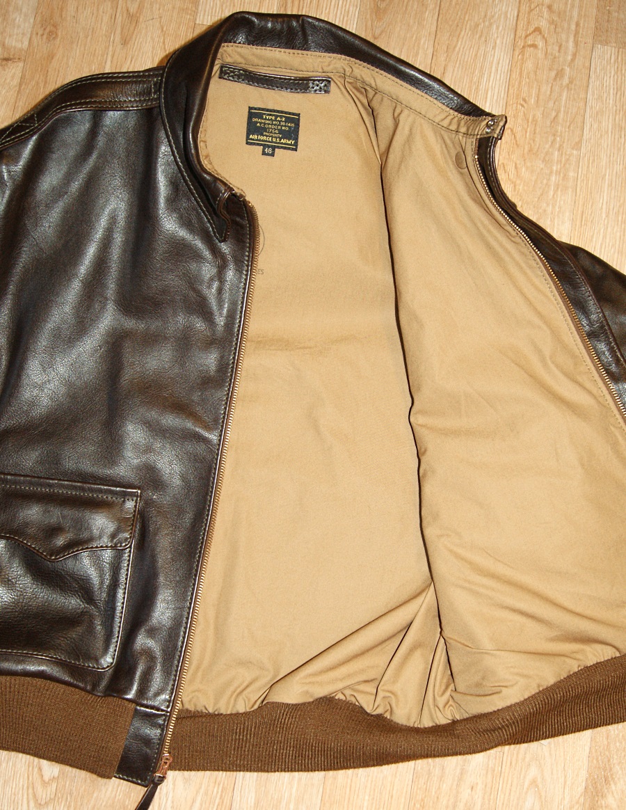 Aero Unknown Maker 1756 A-2 Dark Seal Vicenza Horsehide 6X lining.jpg