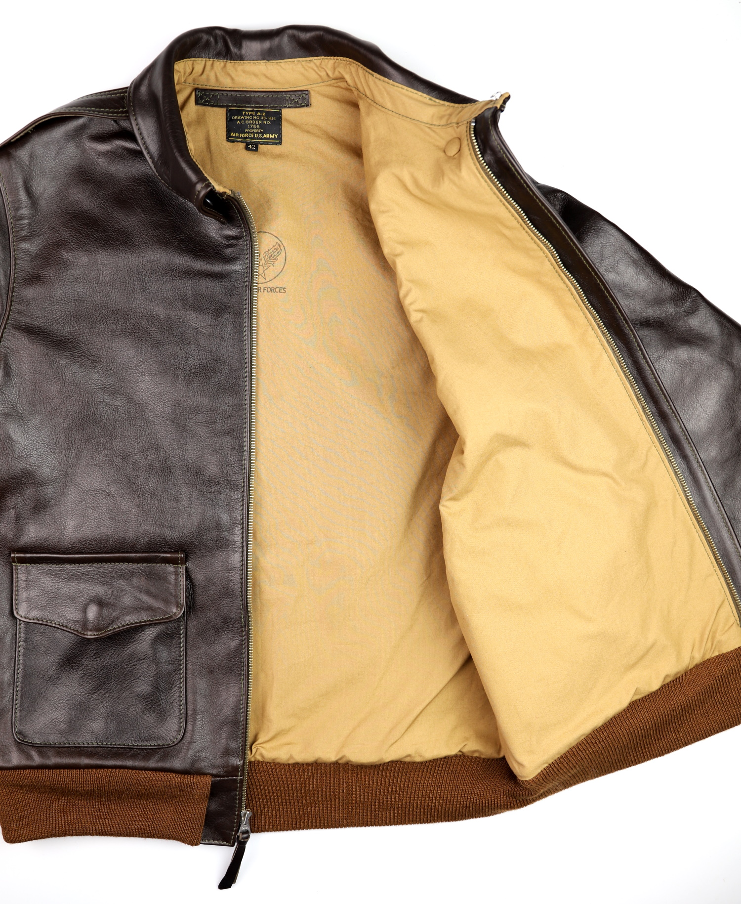 Aero Unknown Maker 1756 Dark Seal Vicenza Horsehide A5F tan cotton lining.jpg