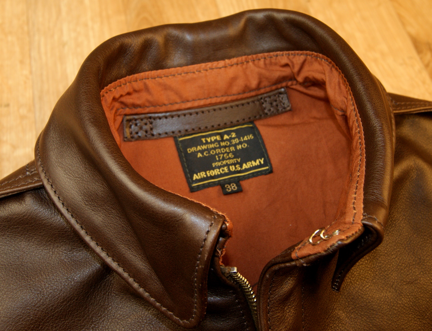 Aero Unknown Maker 1756 Dark Seal Vicenza Horsehide DP2 tag.jpg