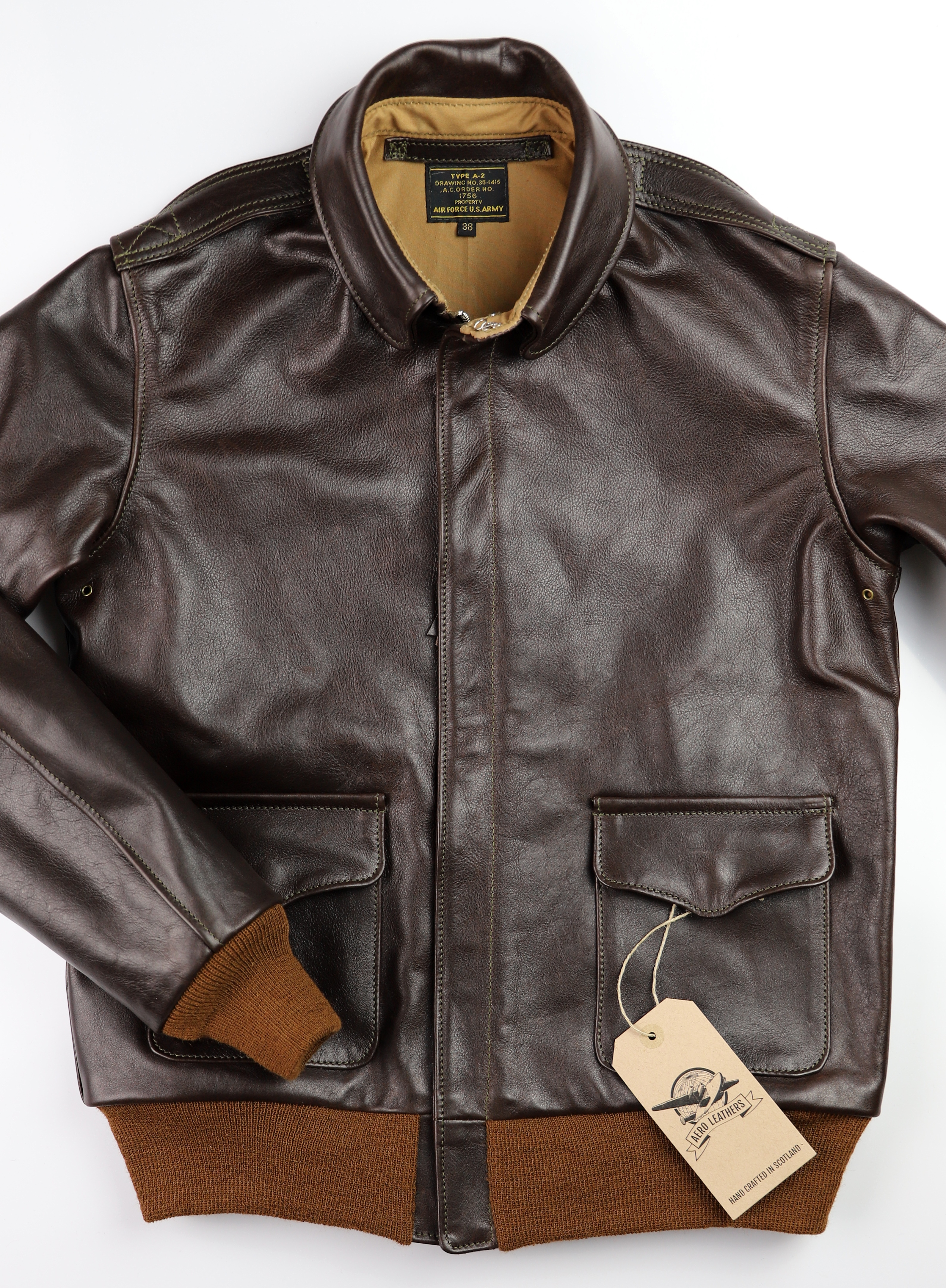 Aero Unknown Maker 1756 Dark Seal Vicenza Horsehide KR1 front.jpg