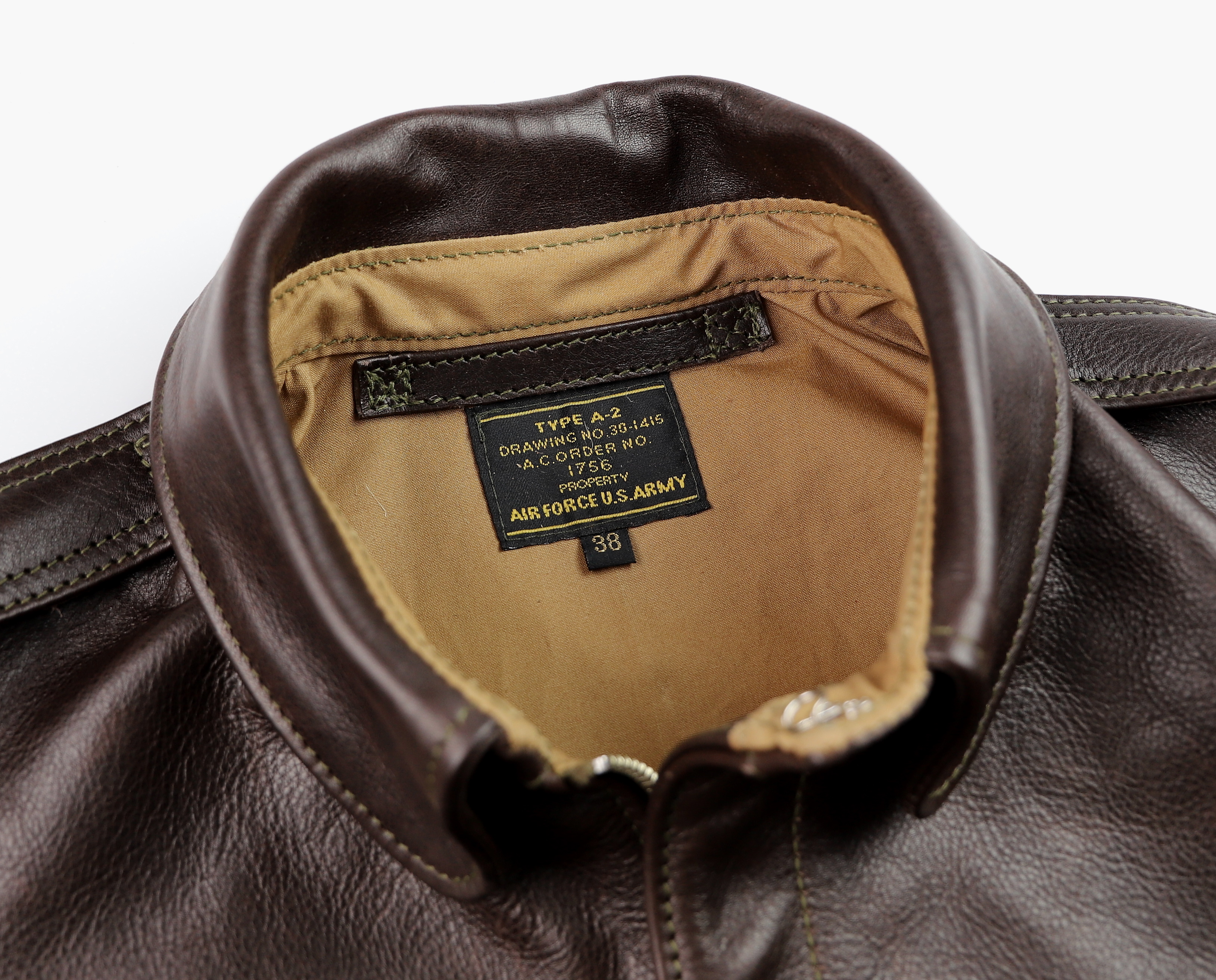 Aero Unknown Maker 1756 Dark Seal Vicenza Horsehide KR1 tag.jpg