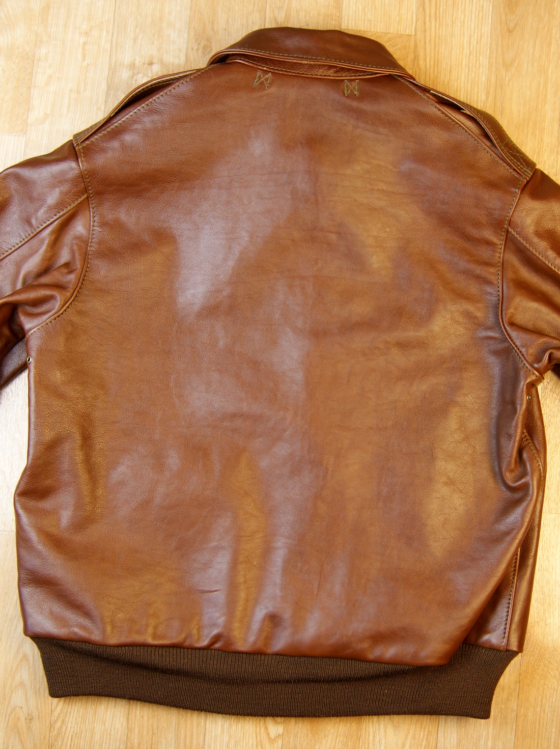 Aero Unknown Maker Russet Vicenza Horsehide KM7 back.jpg