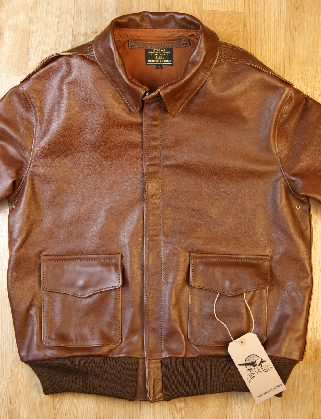 Aero Unknown Maker Russet Vicenza Horsehide KM7 front.jpg