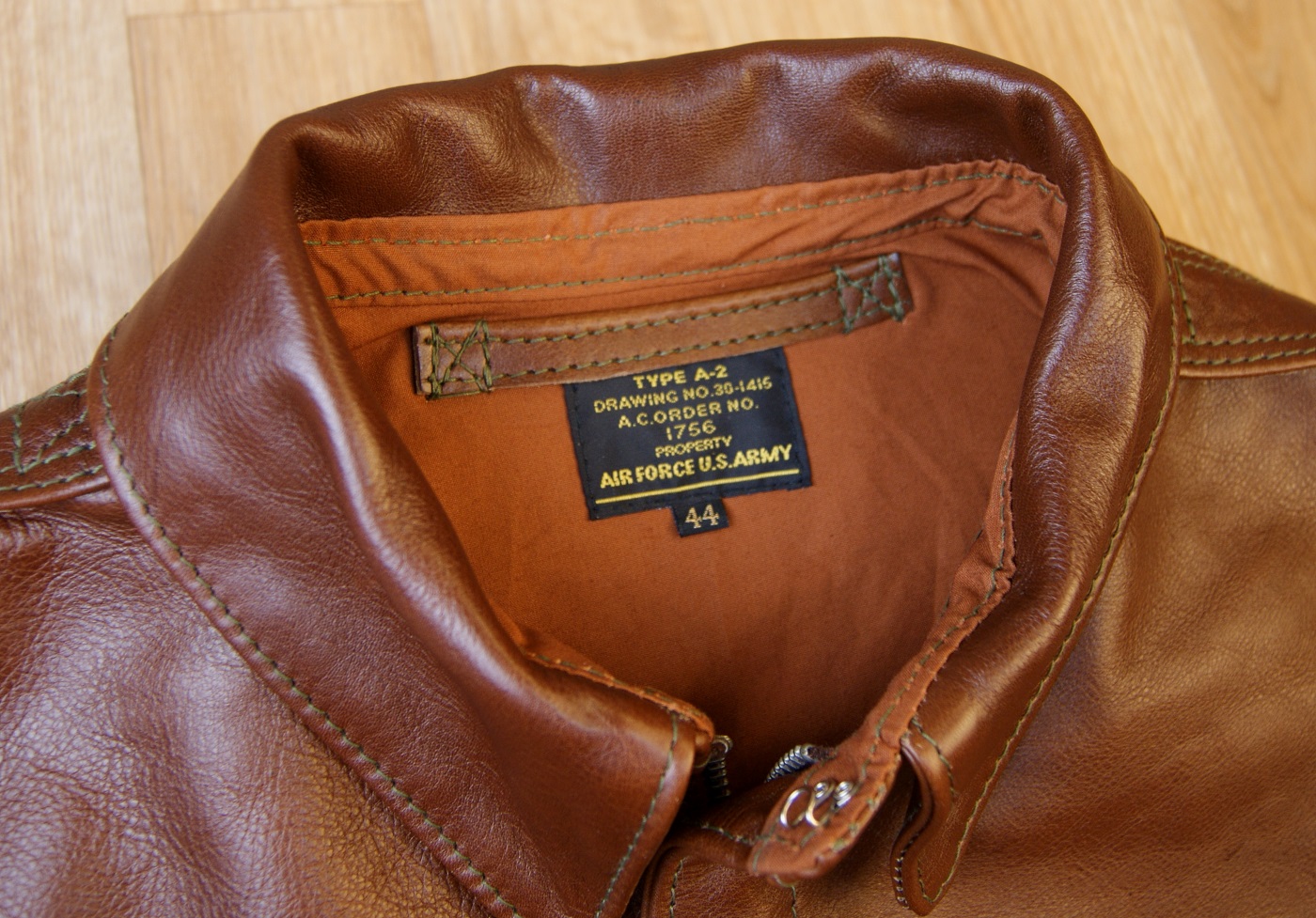 Aero Unknown Maker Russet Vicenza Horsehide KM7 tag.jpg