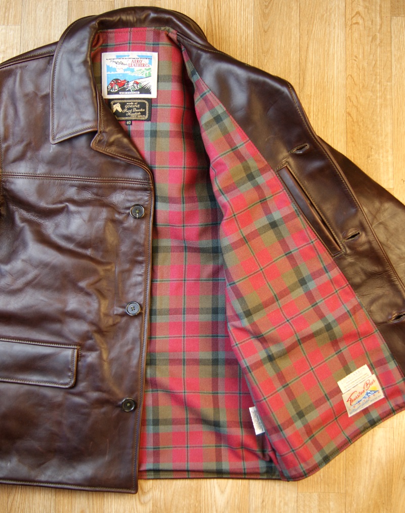 Aero Veste de Rallye Brown CXL FQHH YY2 McNaughton Weathered tartan lining.jpg