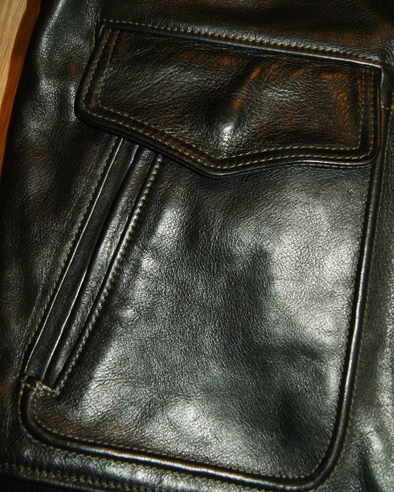 Aero Waterfront Black Vicenza Horsehide handwarmer pocket.jpg