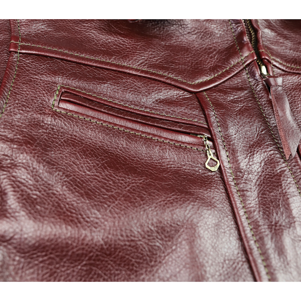 Aero Wayfarer Cordovan Vicenza horsehide chest pocket.jpg