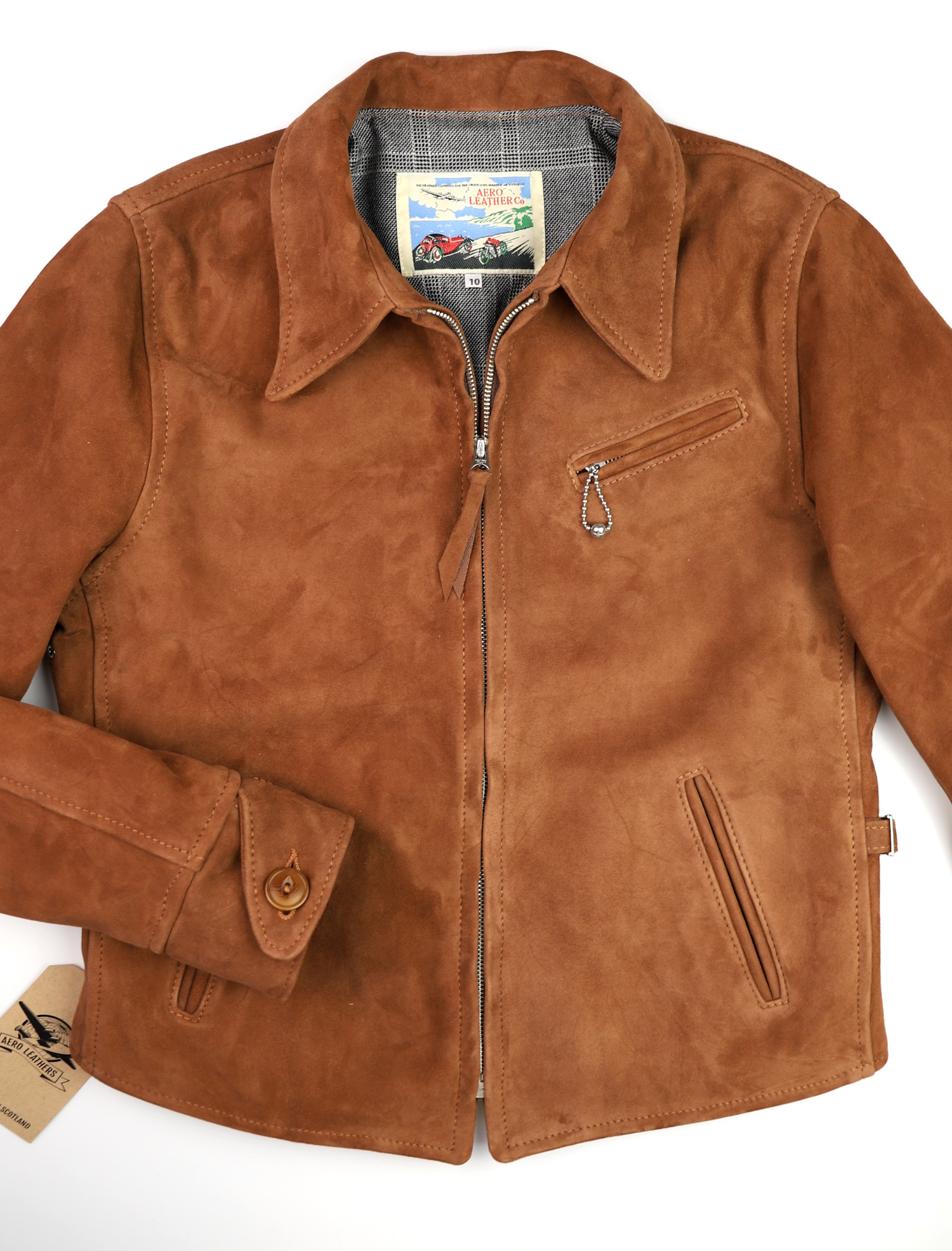 Aero Women's 1930s Half Belt Rust Goat Suede front.jpg