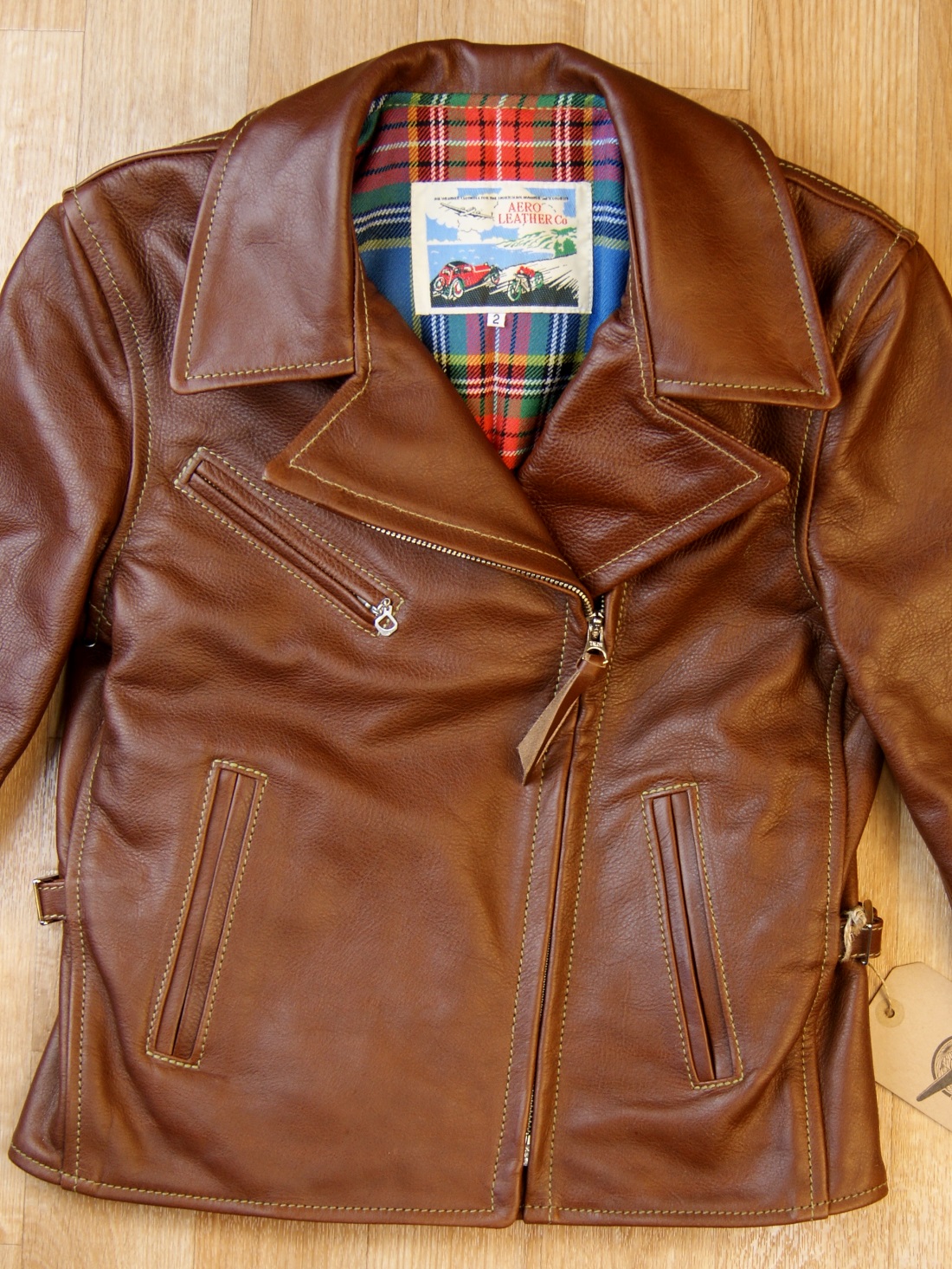 Aero Women's Hooch Hauler Russet Vicenza Horsehide front.jpg