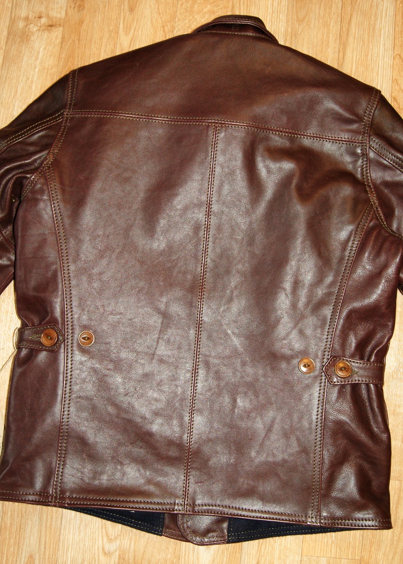 Aero Work Coat Cordovan Vicenza back.jpg