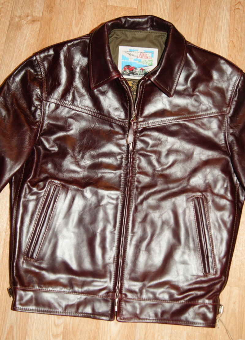 Aero Zip-Sleeve Highwayman Cordovan CXL Steerhide front.jpg