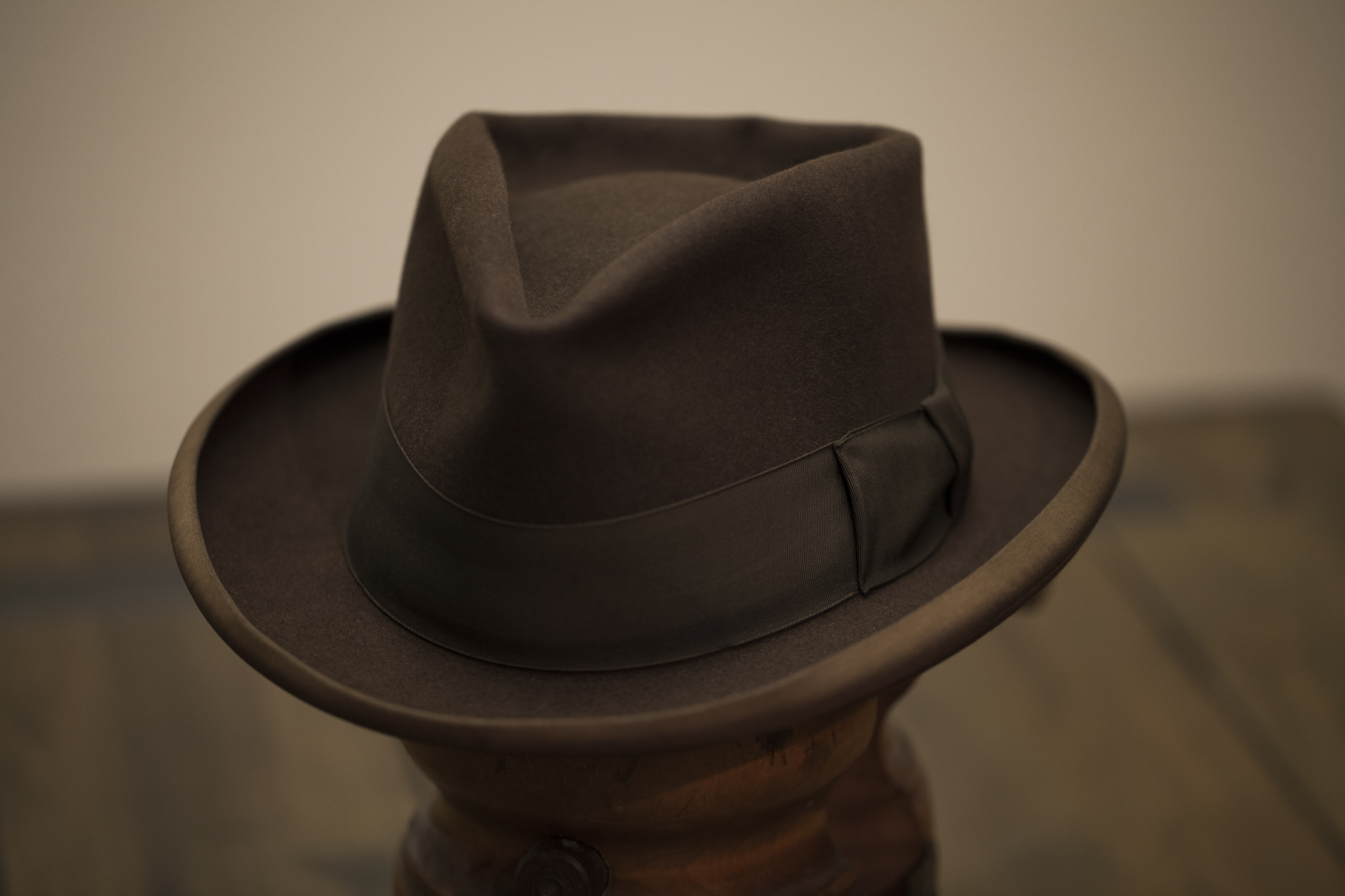 Brown Stetson Homburg Bashed IMG_8858.jpg