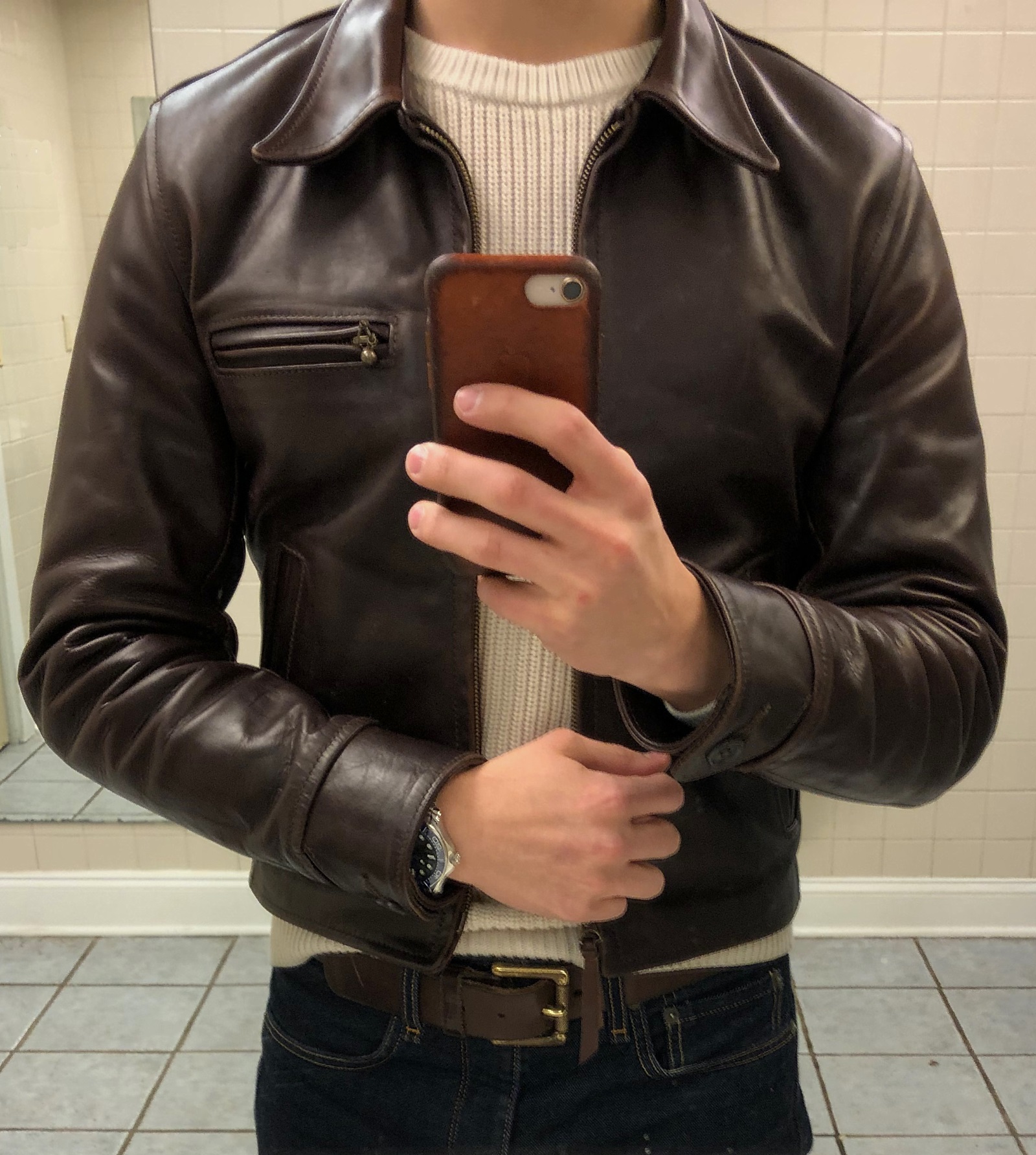 Customer fit photo Aero Sheene Brown CXL.jpg