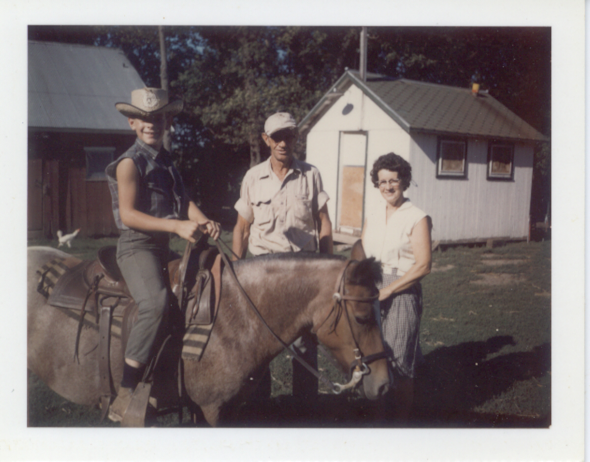 fam, Sunderman-Horses  Dad, Mom, me and Stormy.jpg