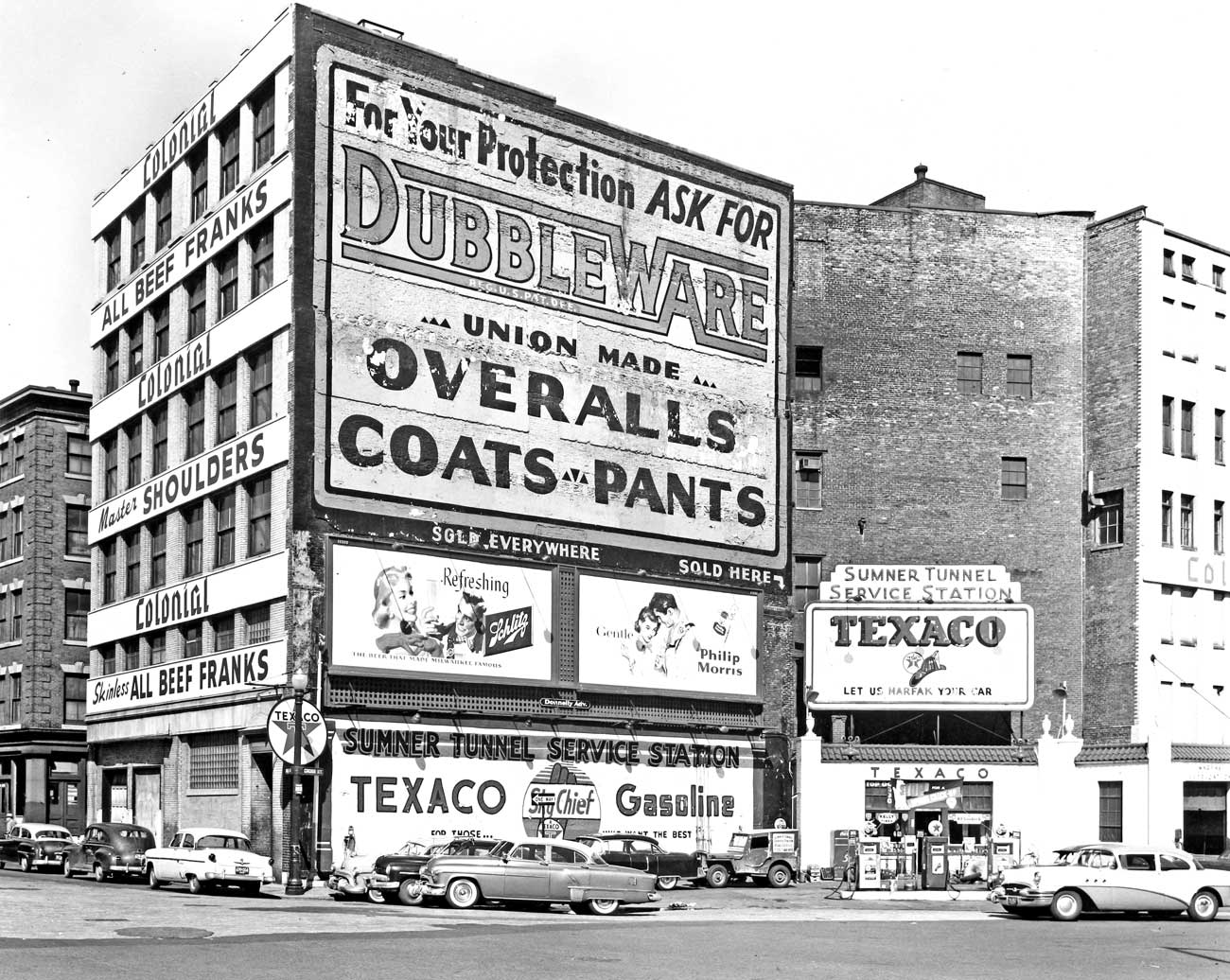 Mid-1950s-Texaco-Gasoline-Dubbleware-Schlitz-Philip-Morris-Colonial-Franks.jpg