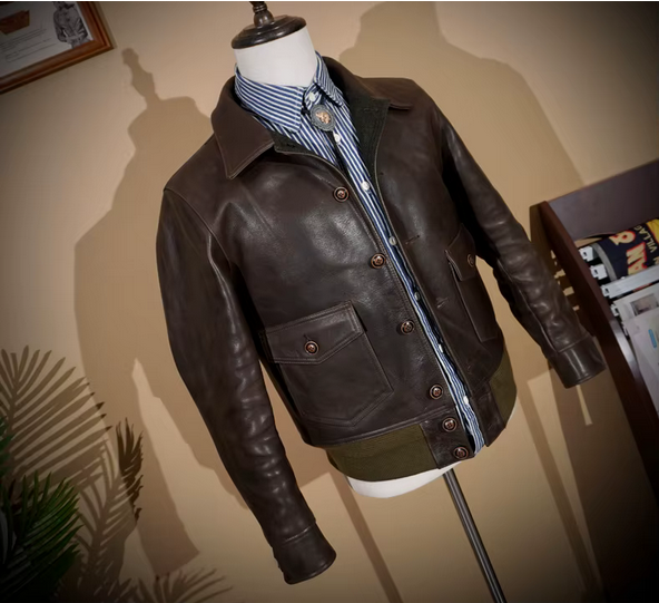 Screenshot 2025-01-27 at 01-17-34 Full Grain Batik Cowhide Leather Jacket A1 Classic Jacket Fl...png