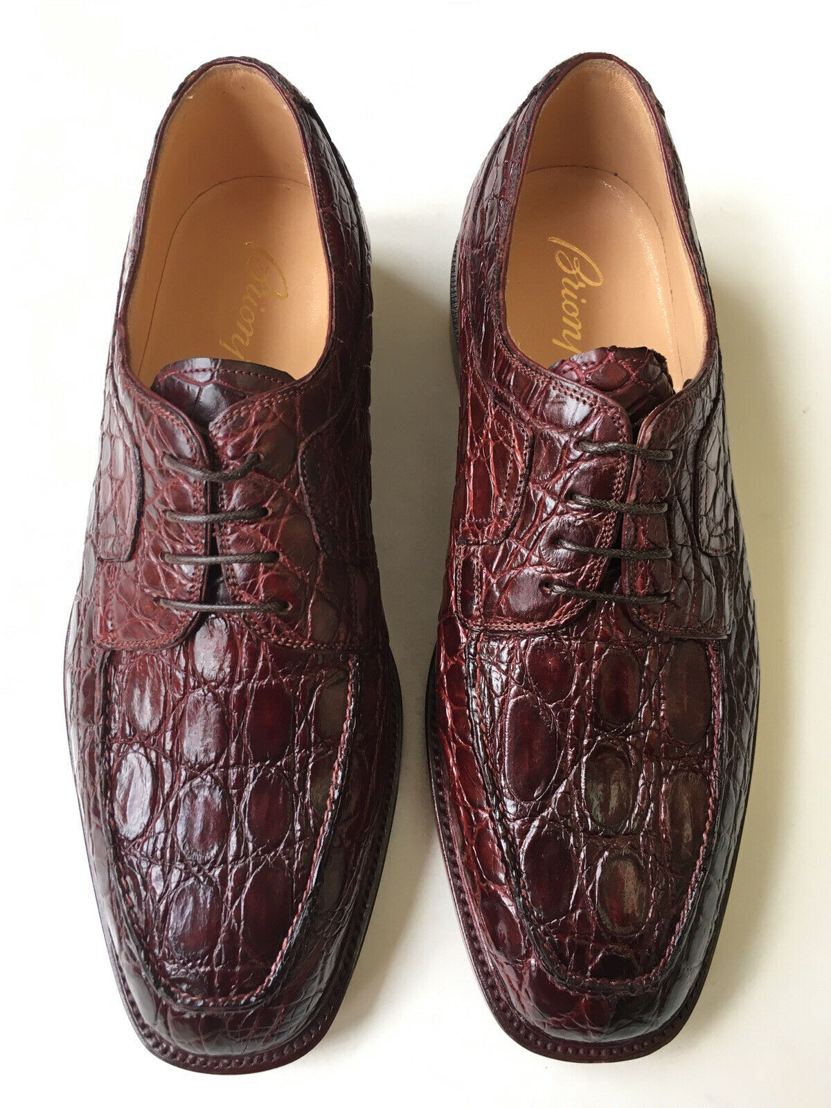 Silvano Lattanzi for Brioni bentivegna alligator derby 1.jpg