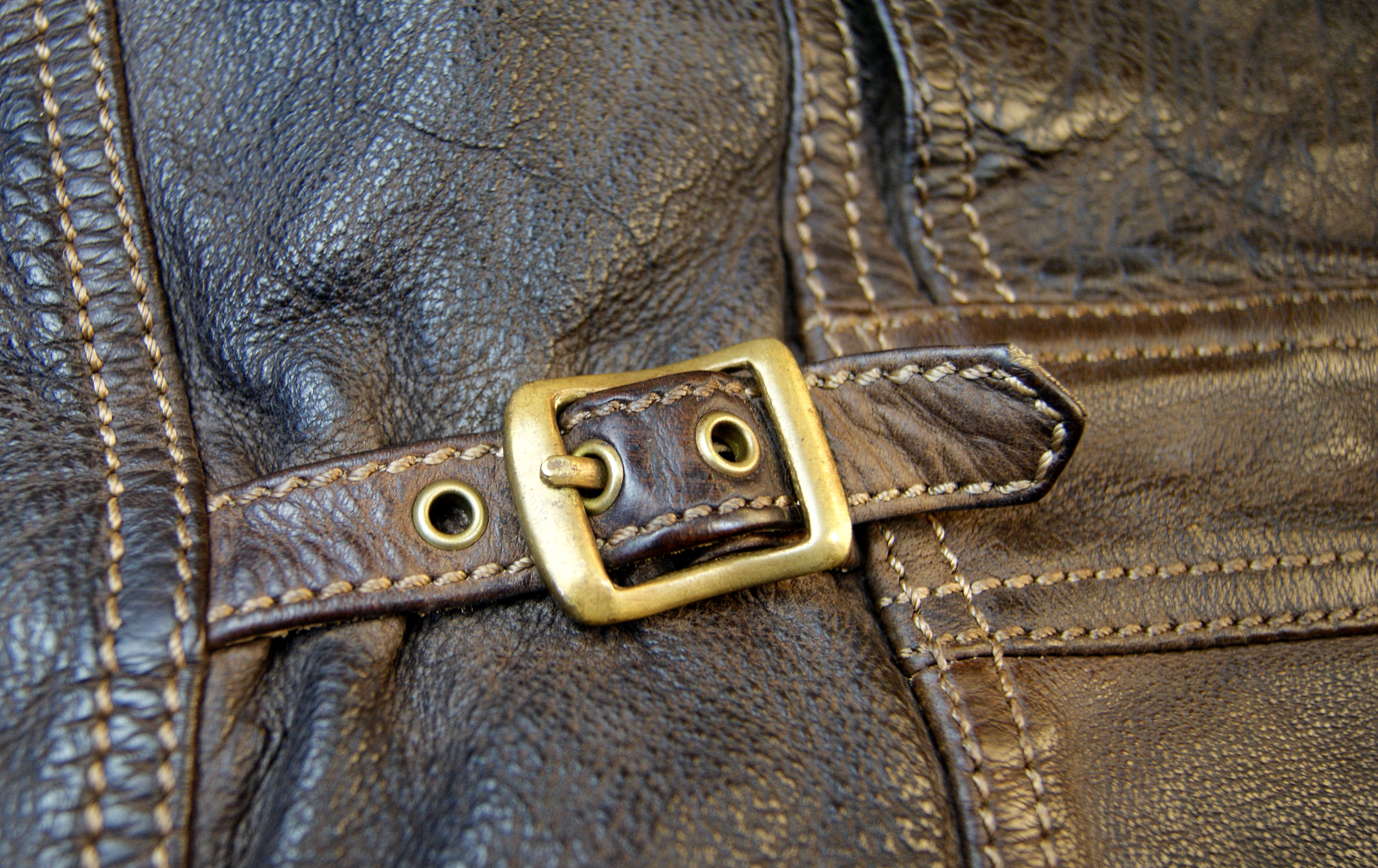 Thedi Atlas Deluxe Half Belt Size M Cocoa Buffalo Buckle.jpg