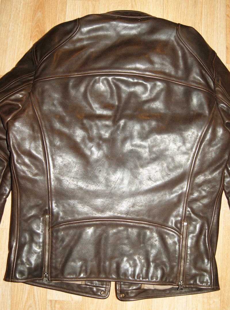 Thedi Cafe Racer Brown Cowhide back.jpg