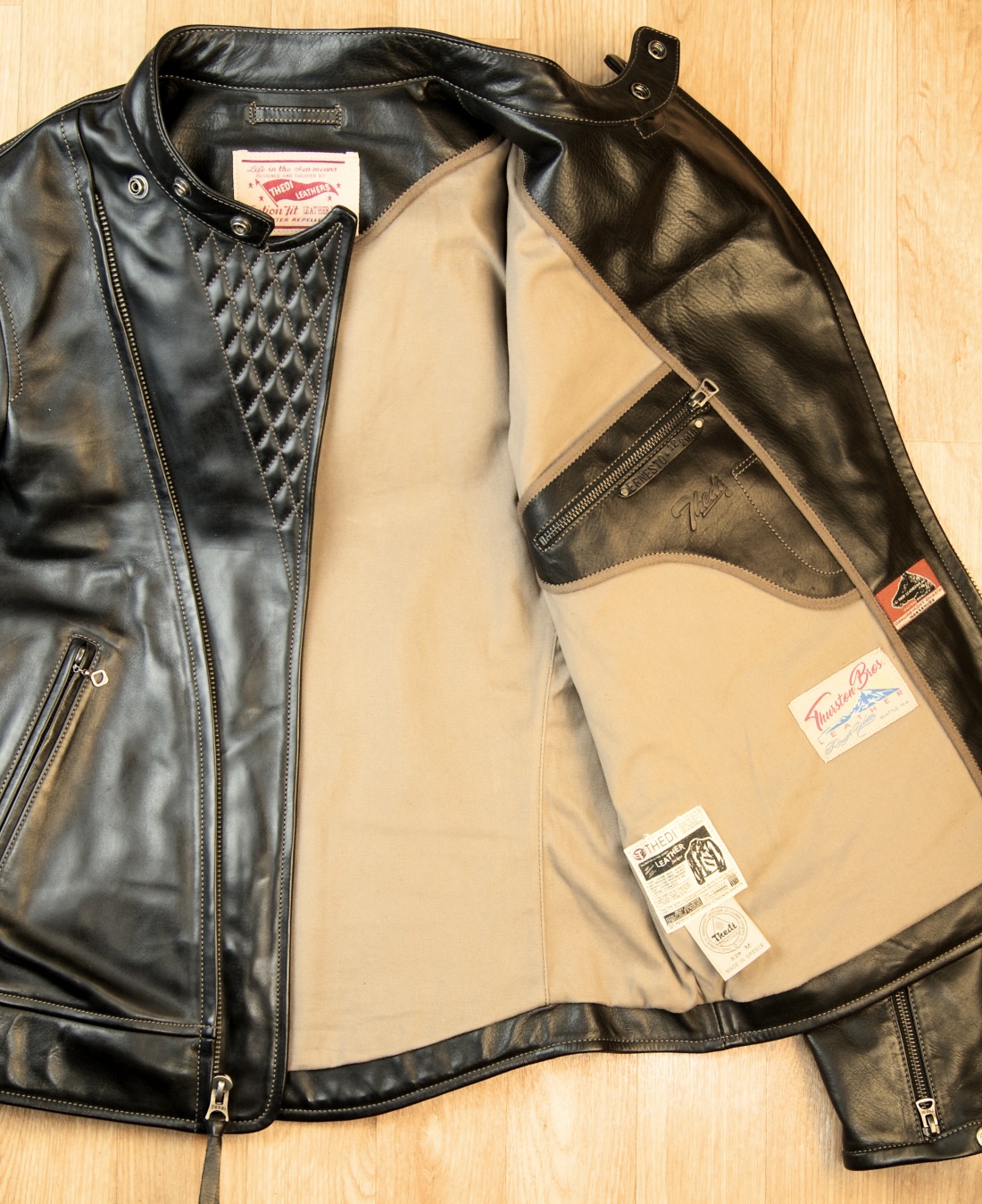 Thedi Crosszip Black Horsehide BQ2 tan cotton lining.jpg