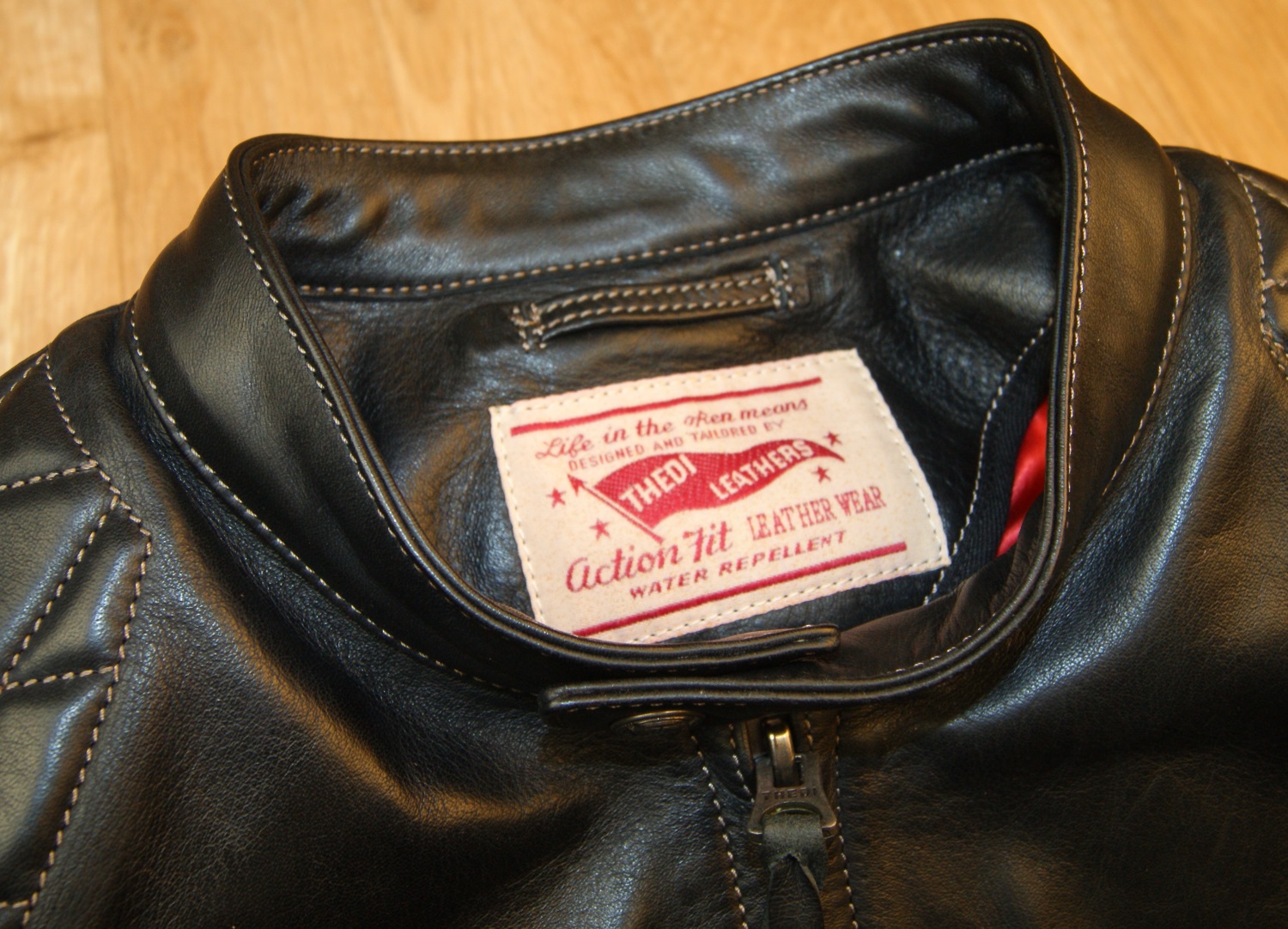 Thedi custom Black Horsehide XSL tag.jpg